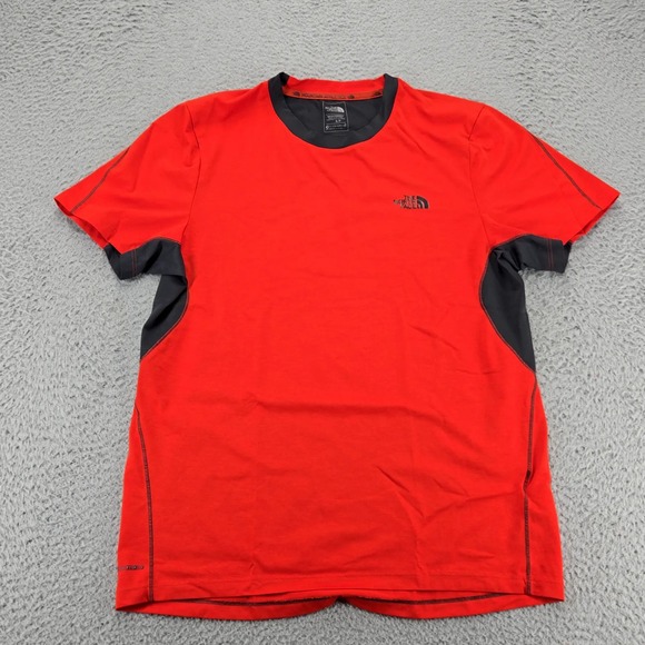 The North Face Other - The North Face FlashDry XD Shirt Mens Small Red Black Athletic‎ Performance Tee